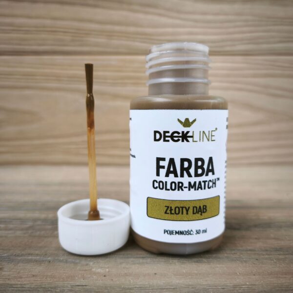 Farba COLOR-MATCH Złoty dąb z pędzelkiem 25ml - zdj.2