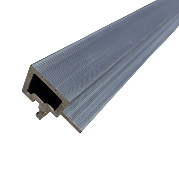 Listwa wykończeniowa narożna lamele 3D DUAL-SYSTEM Grafit 3mb