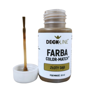 Farba COLOR-MATCH Złoty dąb z pędzelkiem 25ml