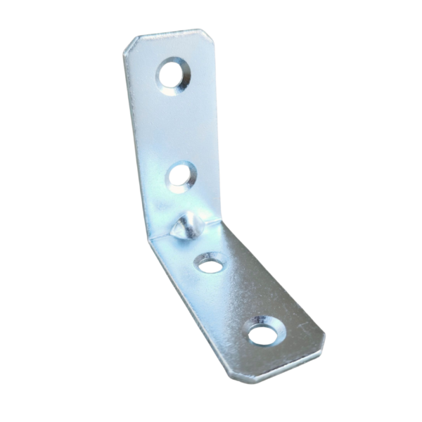 Kątownik łączeniowy wąski 50x50xH20x2mm wzmocniony ocynk galwaniczny
