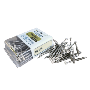 Wkręty nierdzewne COLOR-MATCH 4x50mm T15 A2 Beige RAL1015 50szt.